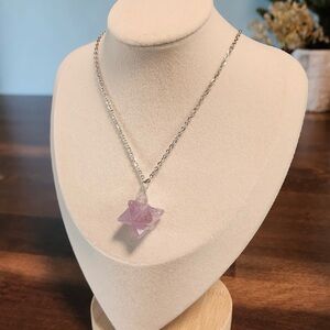 Amethyst Merkaba Necklace